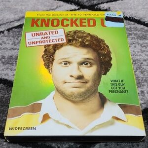 KNOCKED UP UNRATED & UNPROTECTED DVD 2007 SETH ROGEN KATHERINE HRIGI COMEDY